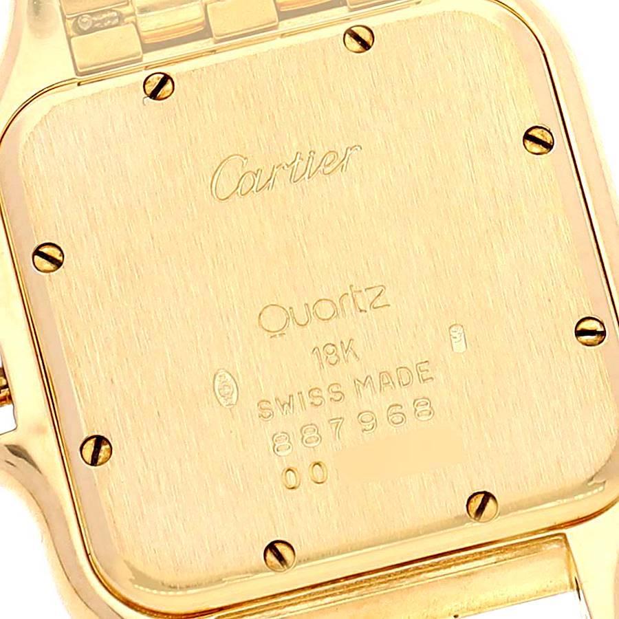 Cartier Panthere Large 18k Yellow Gold Unisex Watch W2501489 Box Papers 3