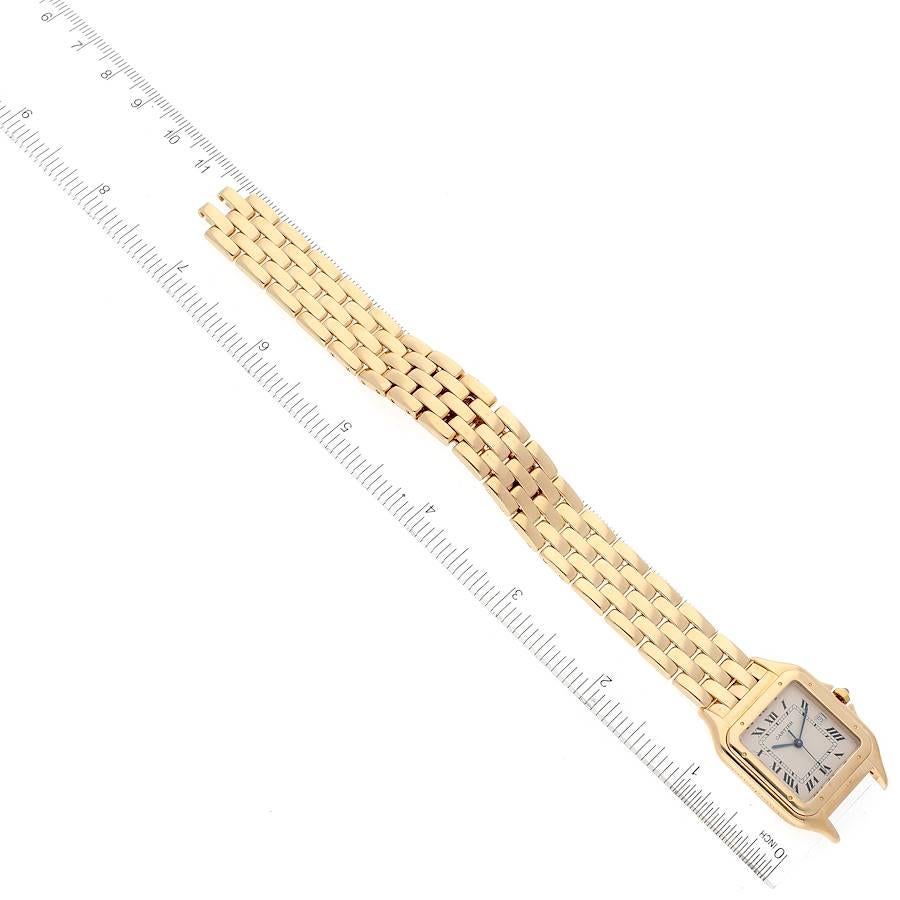 Cartier Panthere Large 18k Yellow Gold Unisex Watch W2501489 Box Papers 5