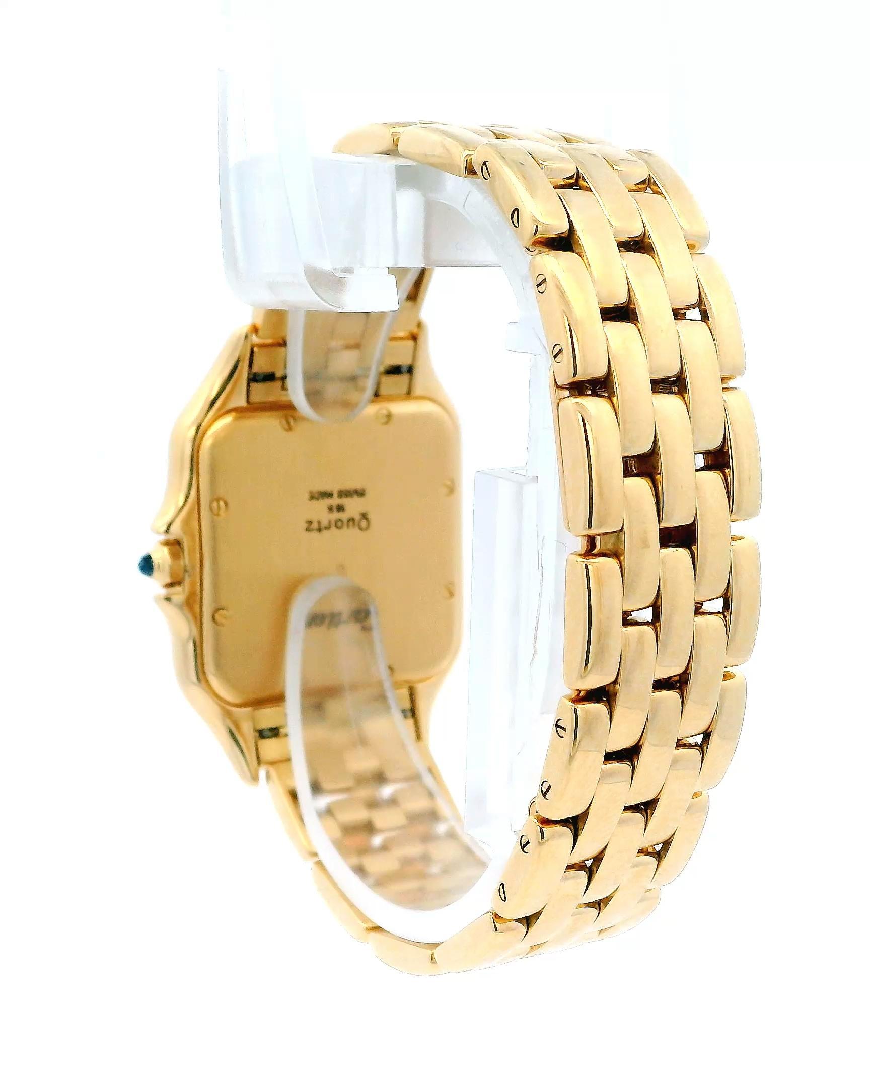 Femenino o masculino Reloj Cartier Panthère Grande Oro Amarillo 18k en venta