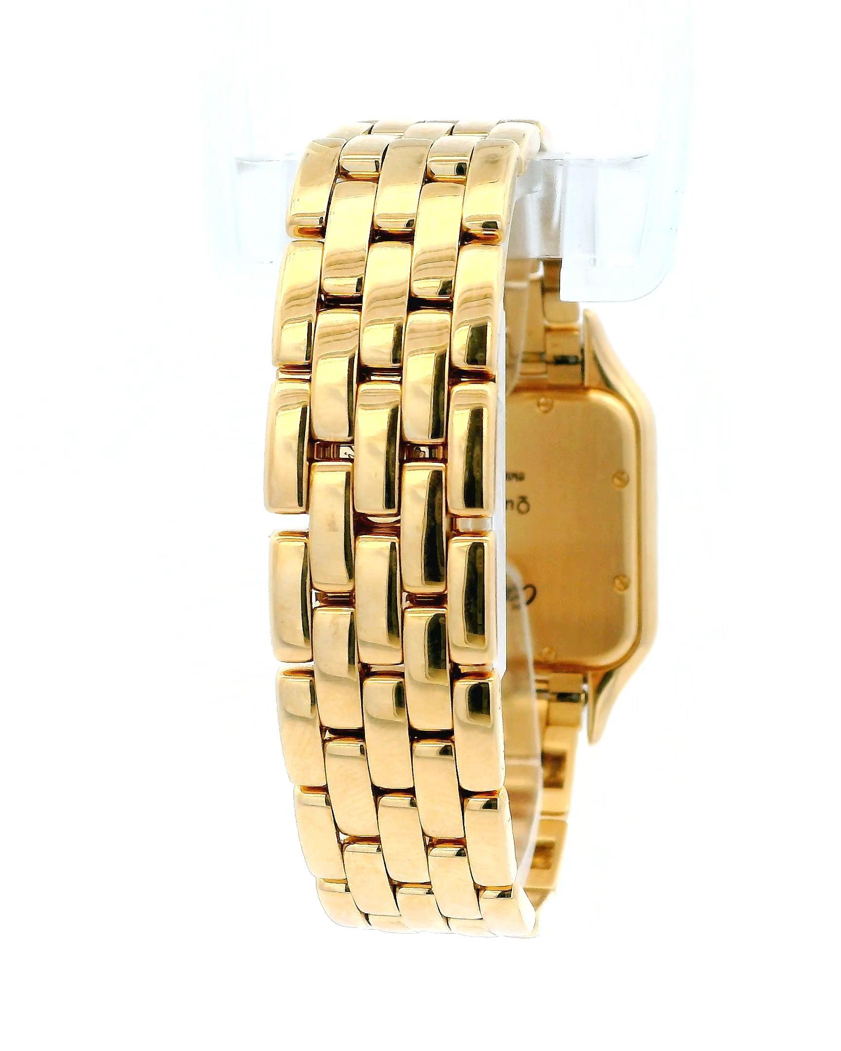 Reloj Cartier Panthère Grande Oro Amarillo 18k en venta 3