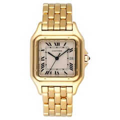 Cartier Panthere Large W25014B9 18K Yellow Gold Mens Watch