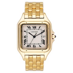 Cartier Panthere Large W25014B9 18K Yellow Gold Mens Watch