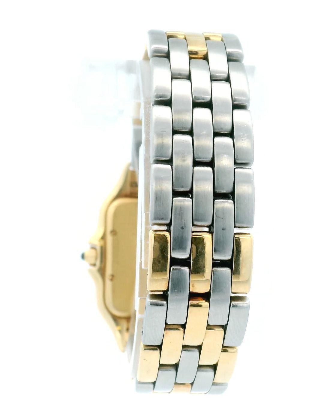da uomo o donna Cartier Panthere Large W25039L6 bicolore con scatola e documenti in vendita