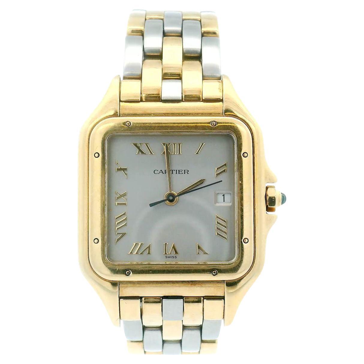 Cartier Panthere Large W25039L6 Two Tone W/Box & Papers