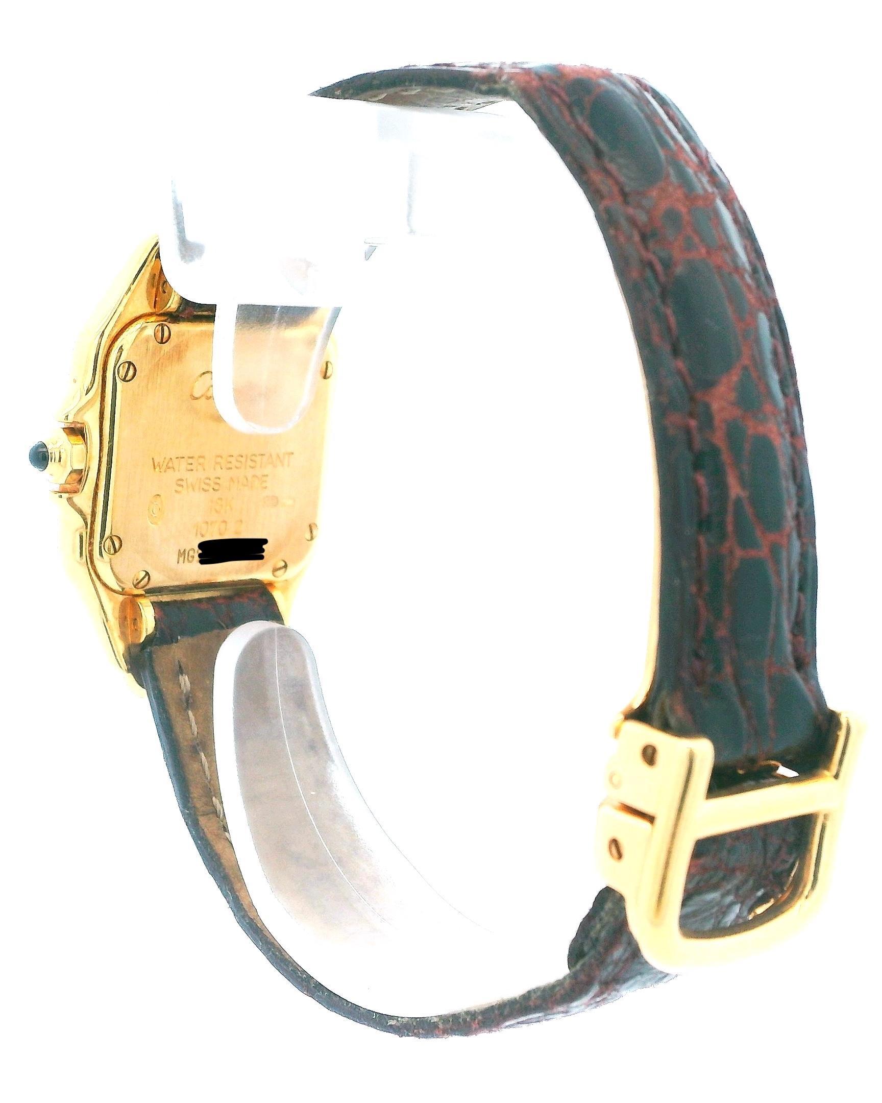 Women's or Men's Cartier Panthere Les Styles W2504431 18K Yellow Gold Watch For Sale