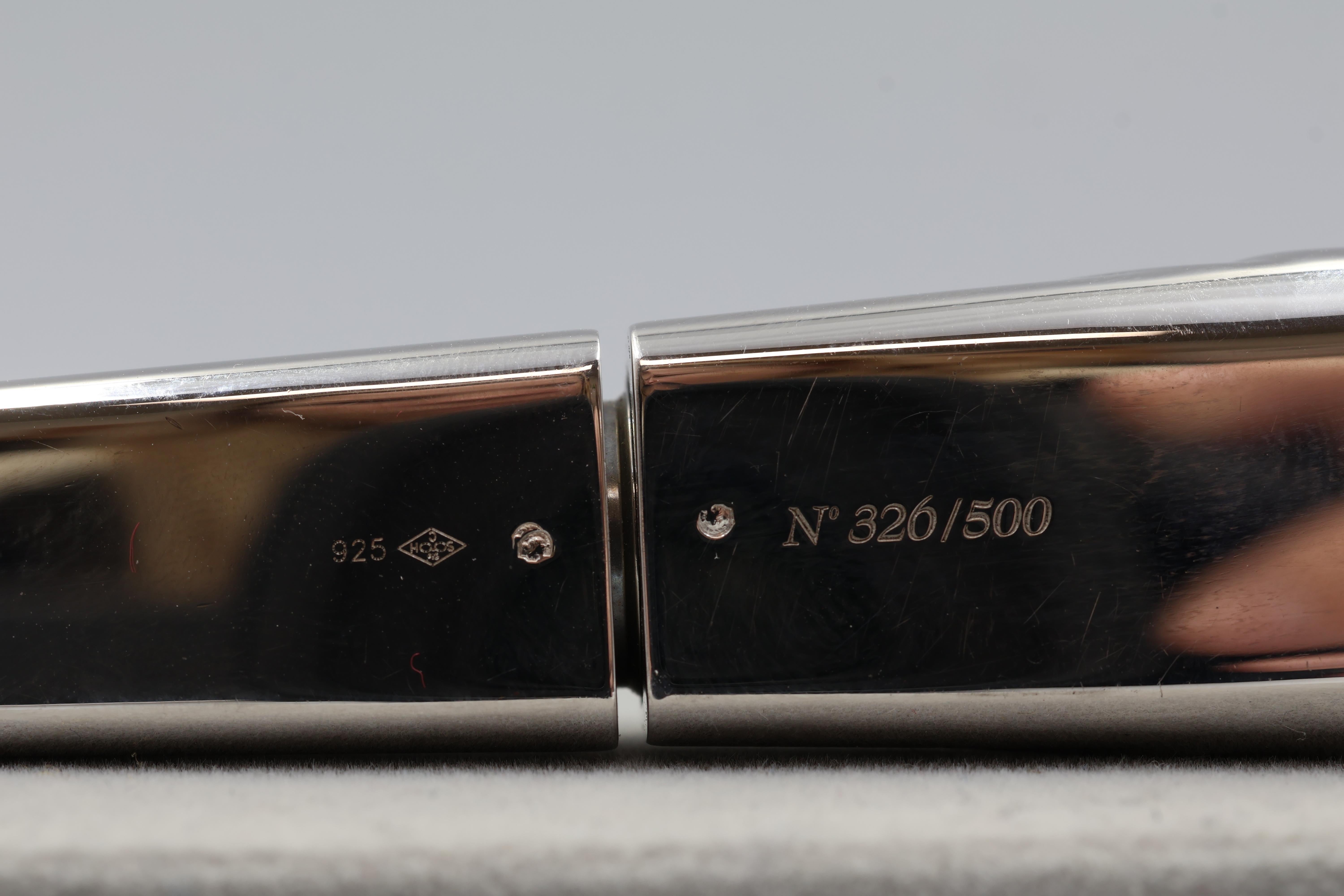 Cartier Panthère Edition Limitée Stylo Plume en Argent Sterling 326/500 en vente 2