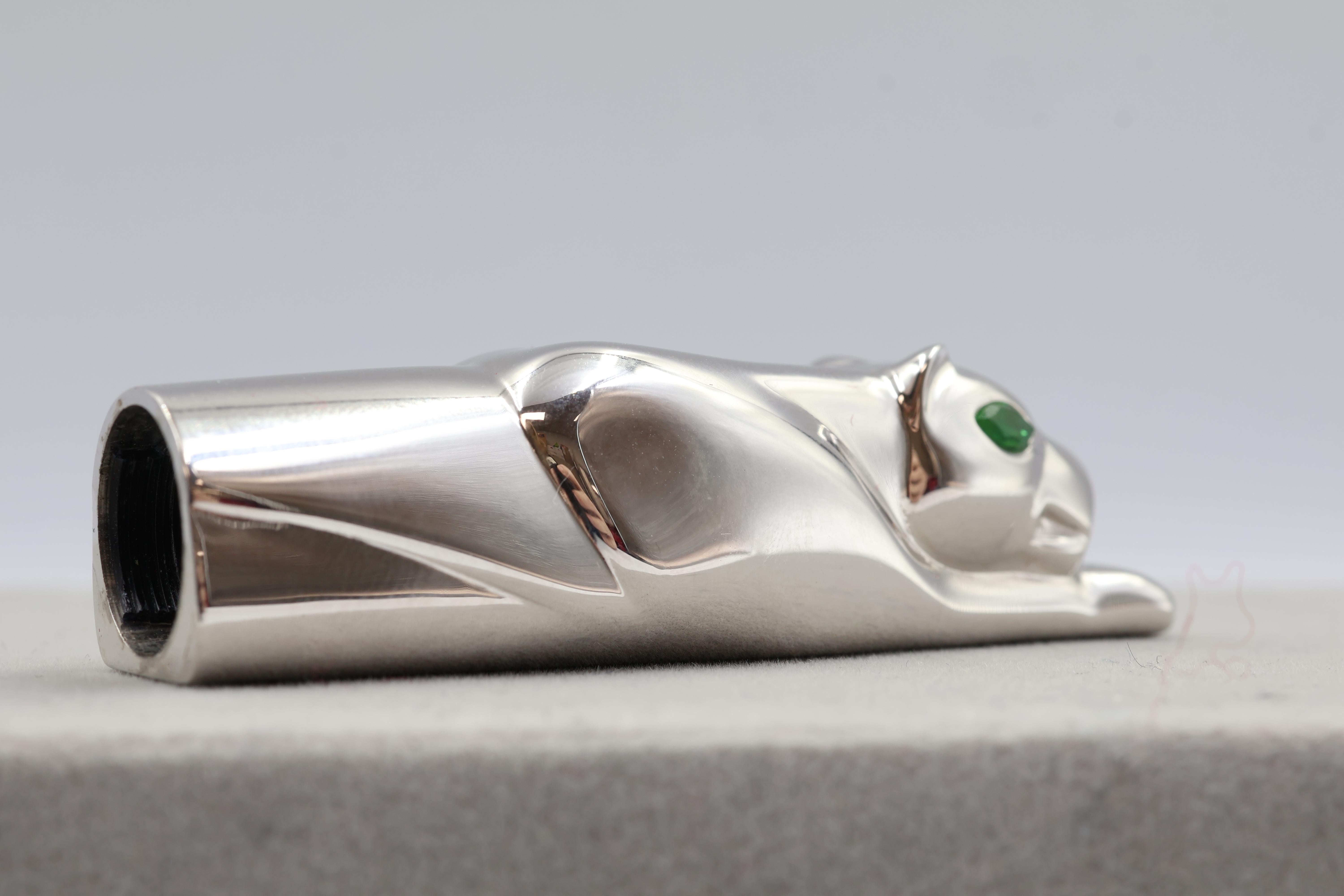 Cartier Panthère Edition Limitée Stylo Plume en Argent Sterling 326/500 en vente 5