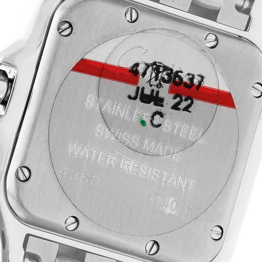 Cartier Panthere Medium Steel Diamond Bezel Ladies Watch W4PN0008 Unworn For Sale 2