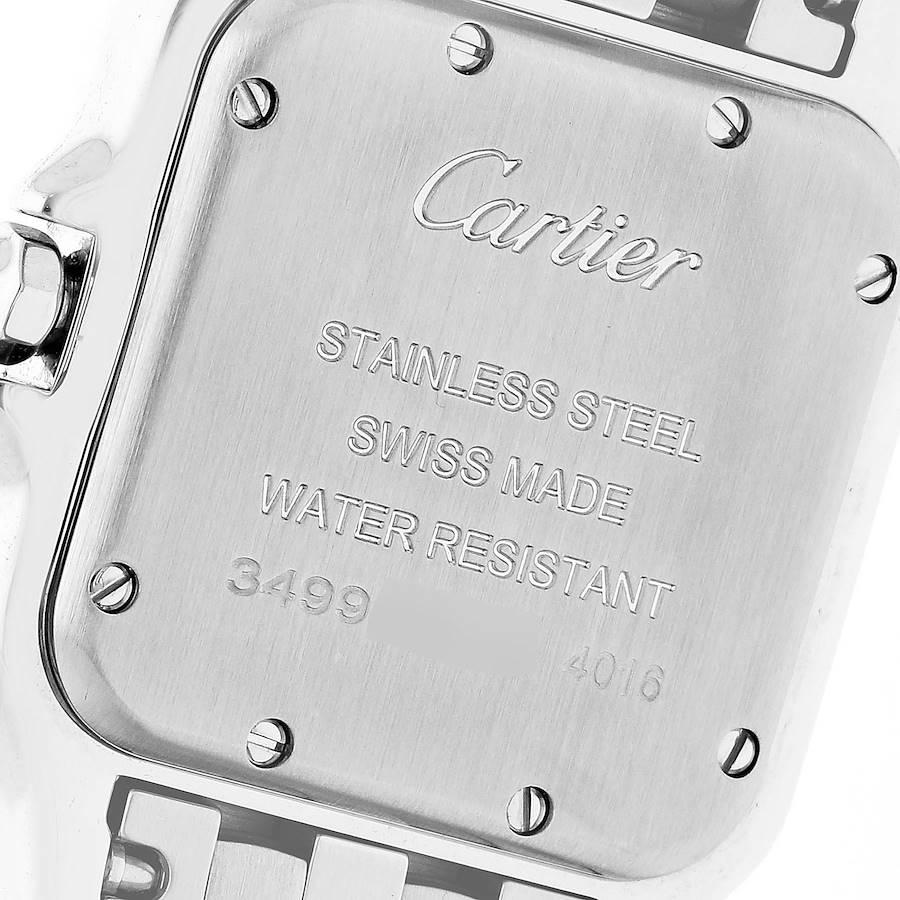 Cartier Panthere Medium Steel Diamond Bezel Ladies Watch W4PN0008 Unworn 1