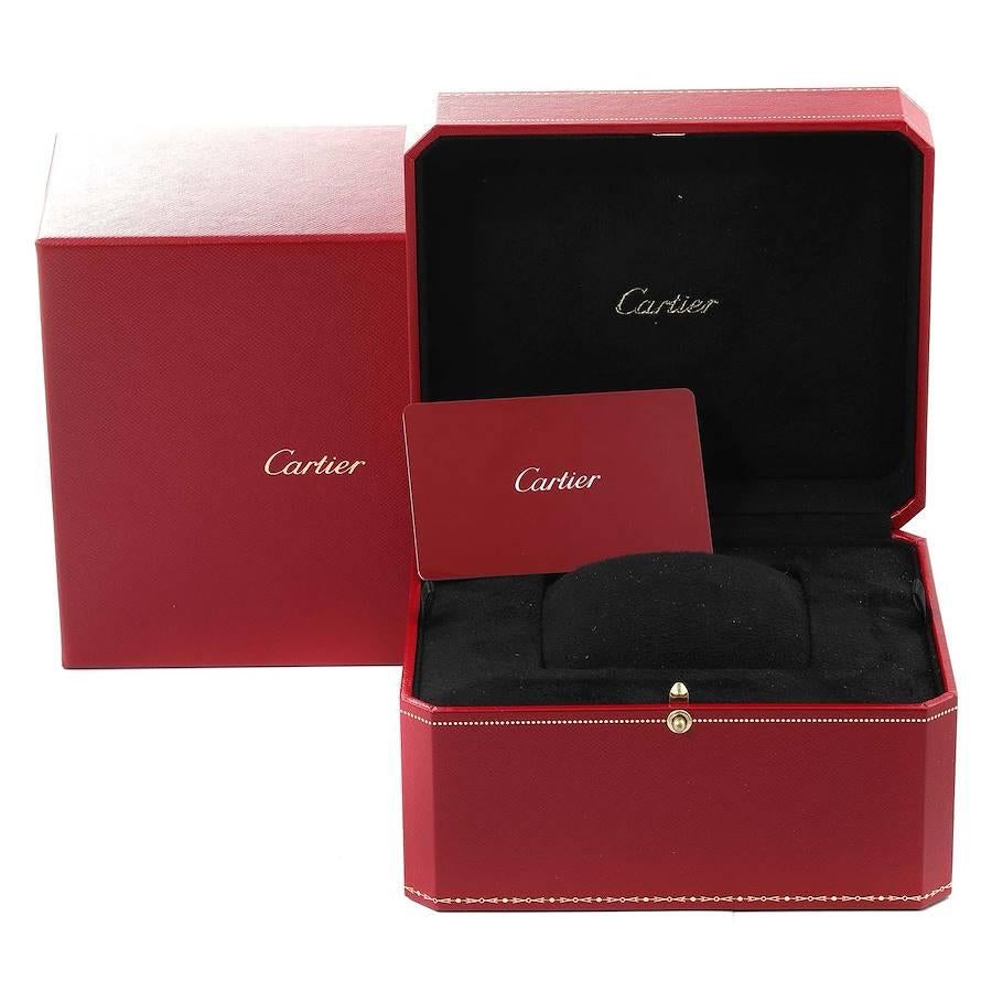 Cartier Panthere Medium Steel Diamond Bezel Ladies Watch W4PN0008 Unworn For Sale 5