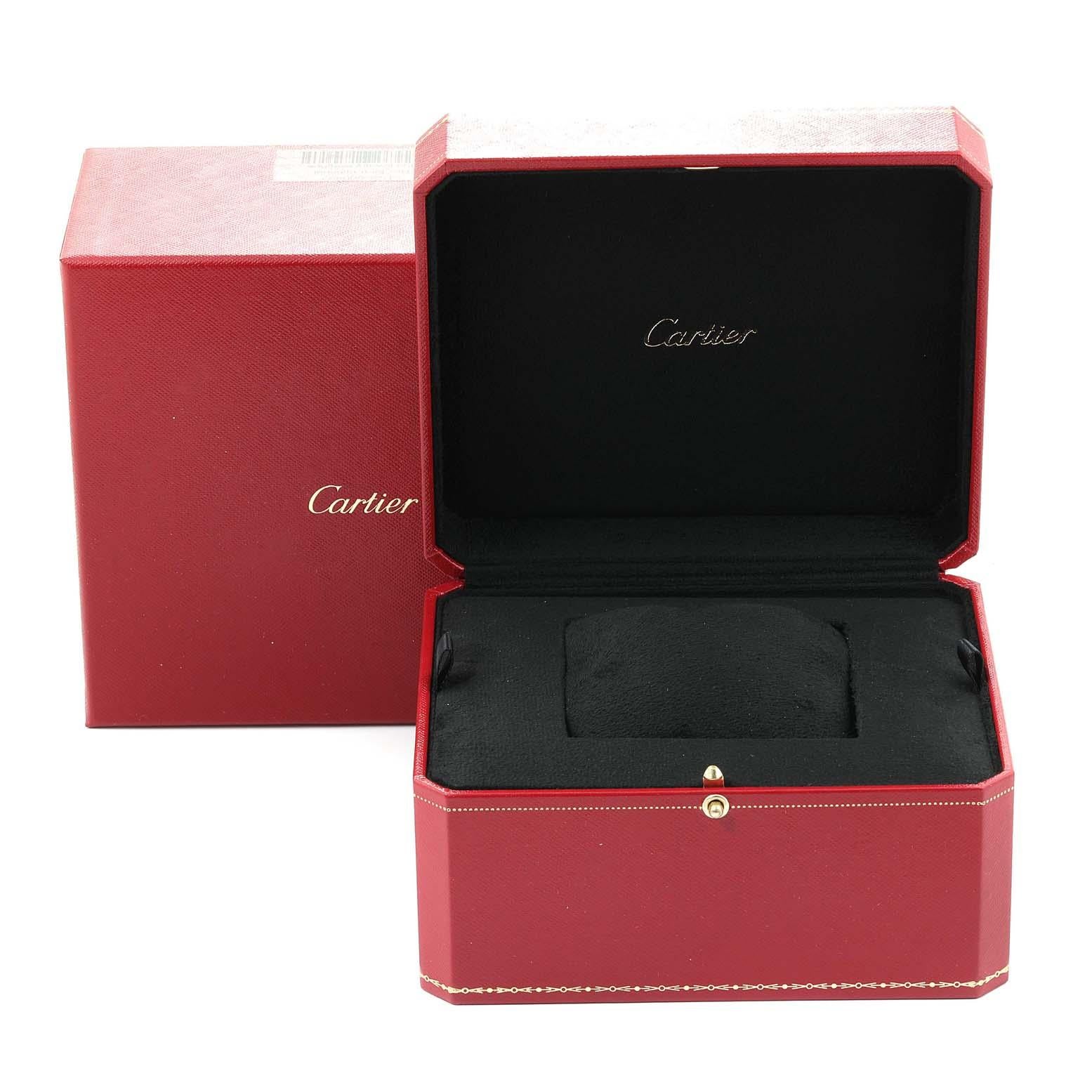 Cartier Panthere Medium Steel Diamond Ladies Watch W4PN0008 For Sale 5