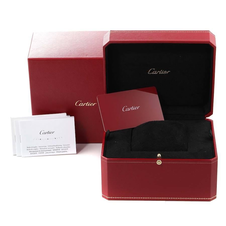 Cartier Panthere Medium Steel Rose Gold Diamond Ladies Watch W3PN0007 Box Card 5