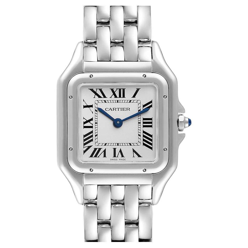 Cartier Panthere Midsize Steel Ladies Watch WSPN0007 Box Card