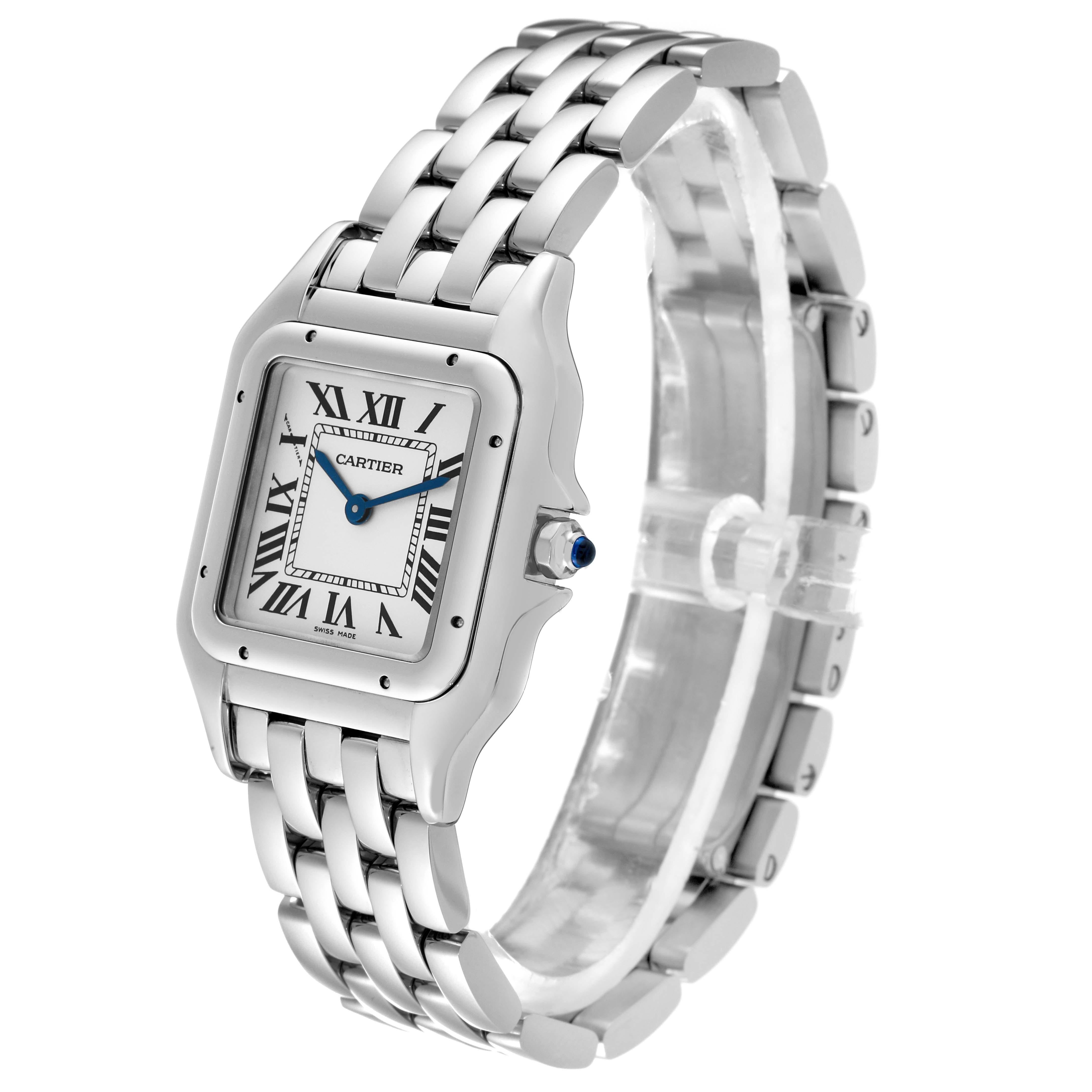 Women's Cartier Panthere Midsize 27mm Steel Ladies Watch WSPN0007