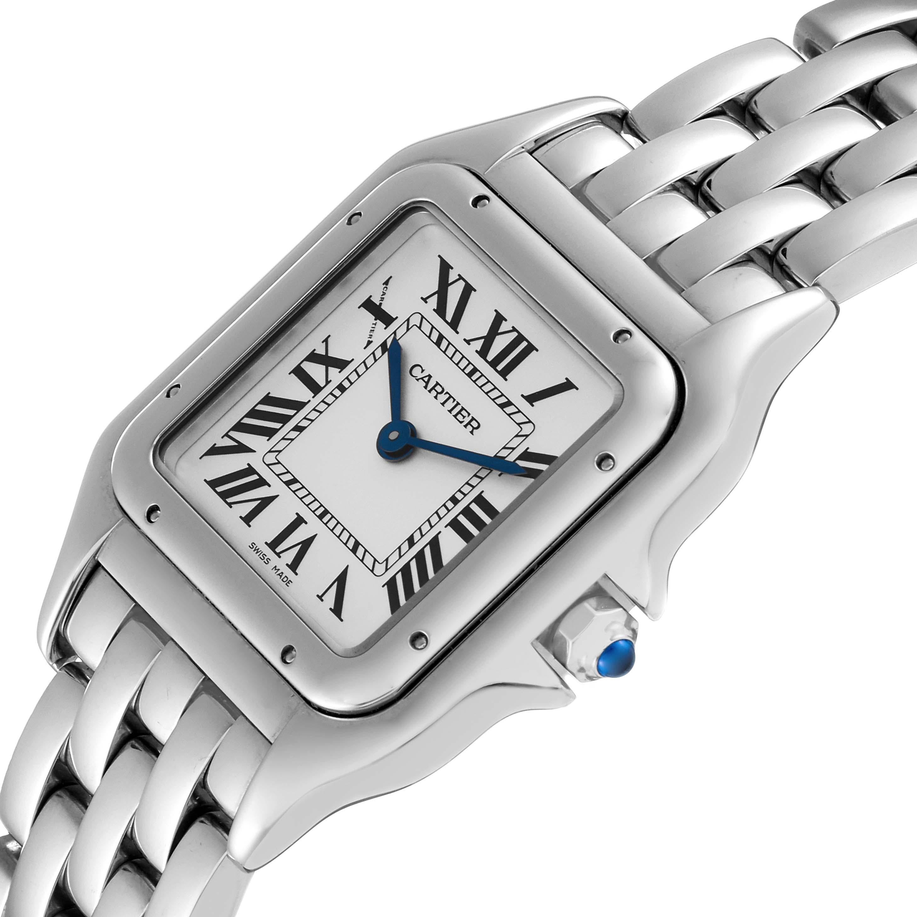 Cartier Panthere Midsize 27mm Stahl-Damenuhr WSPN0007 2