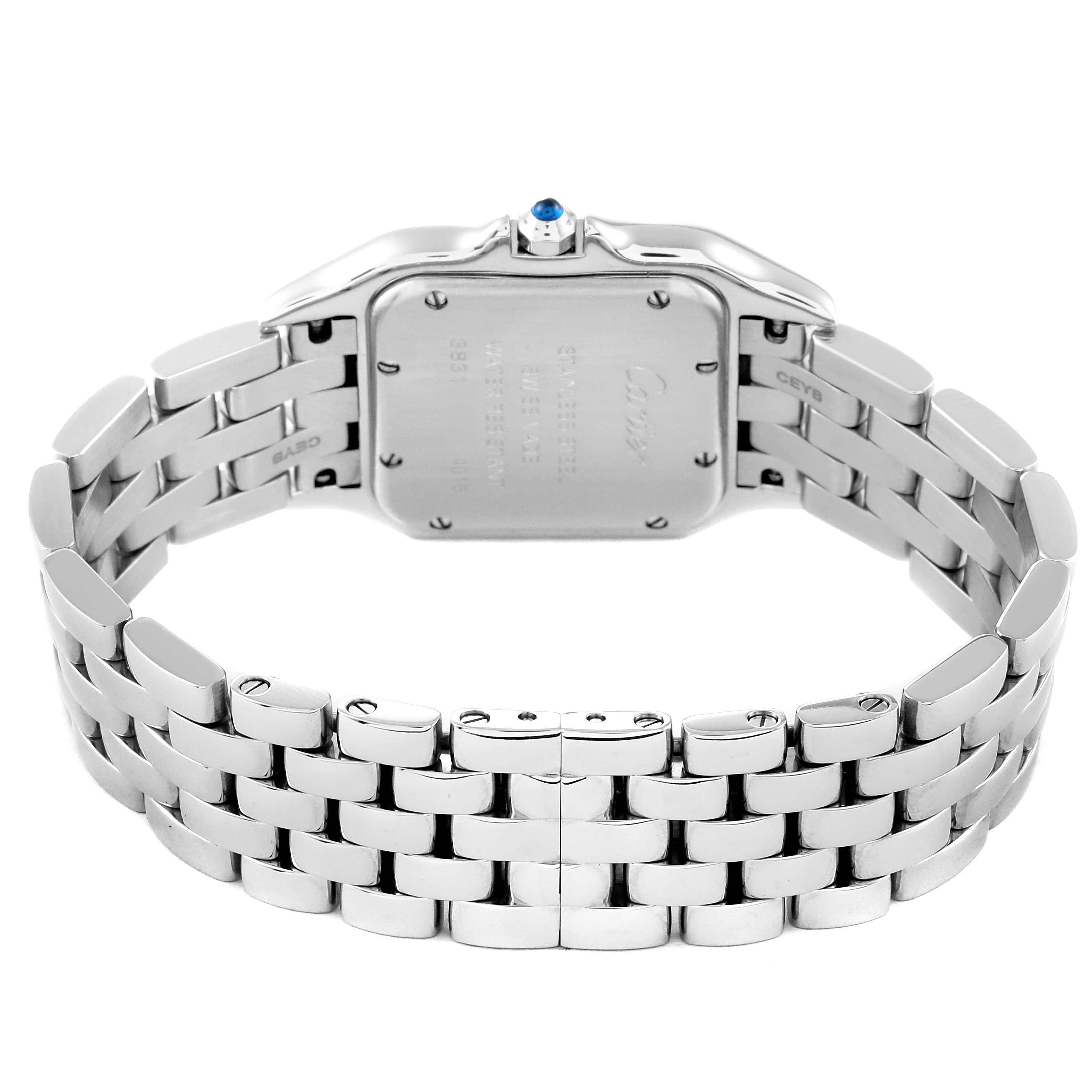 Cartier Panthere Midsize 27mm Stahl-Damenuhr WSPN0007 4
