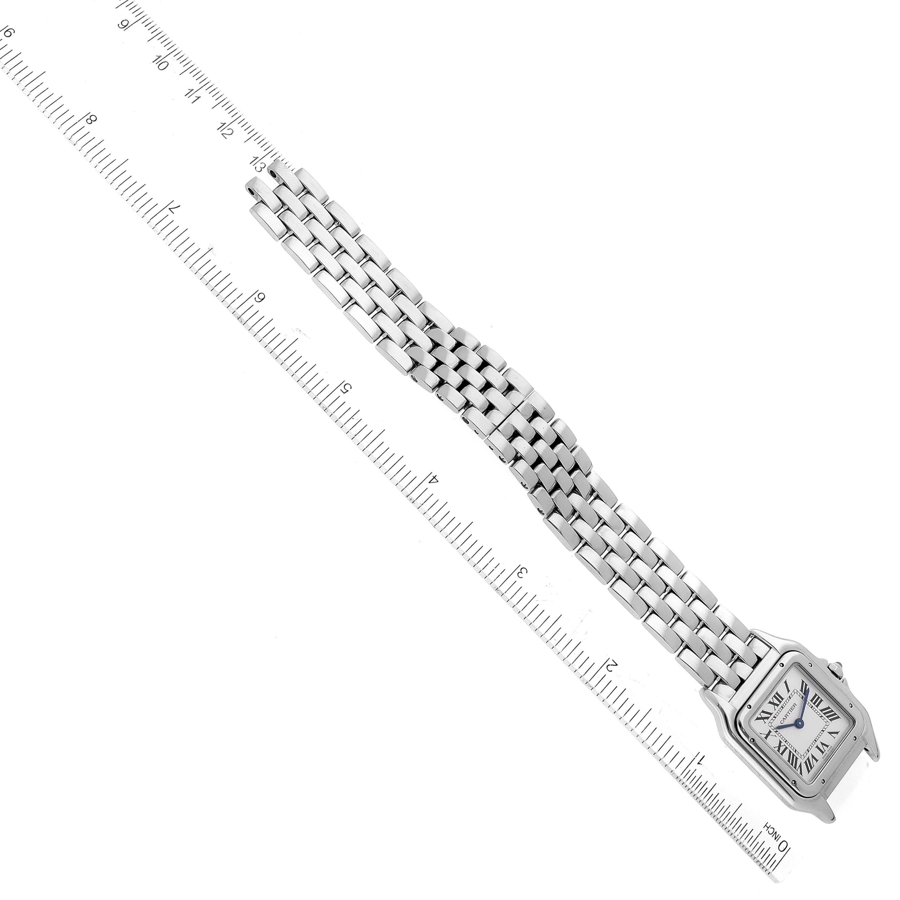 Cartier Panthere Midsize 27mm Stahl-Damenuhr WSPN0007 5