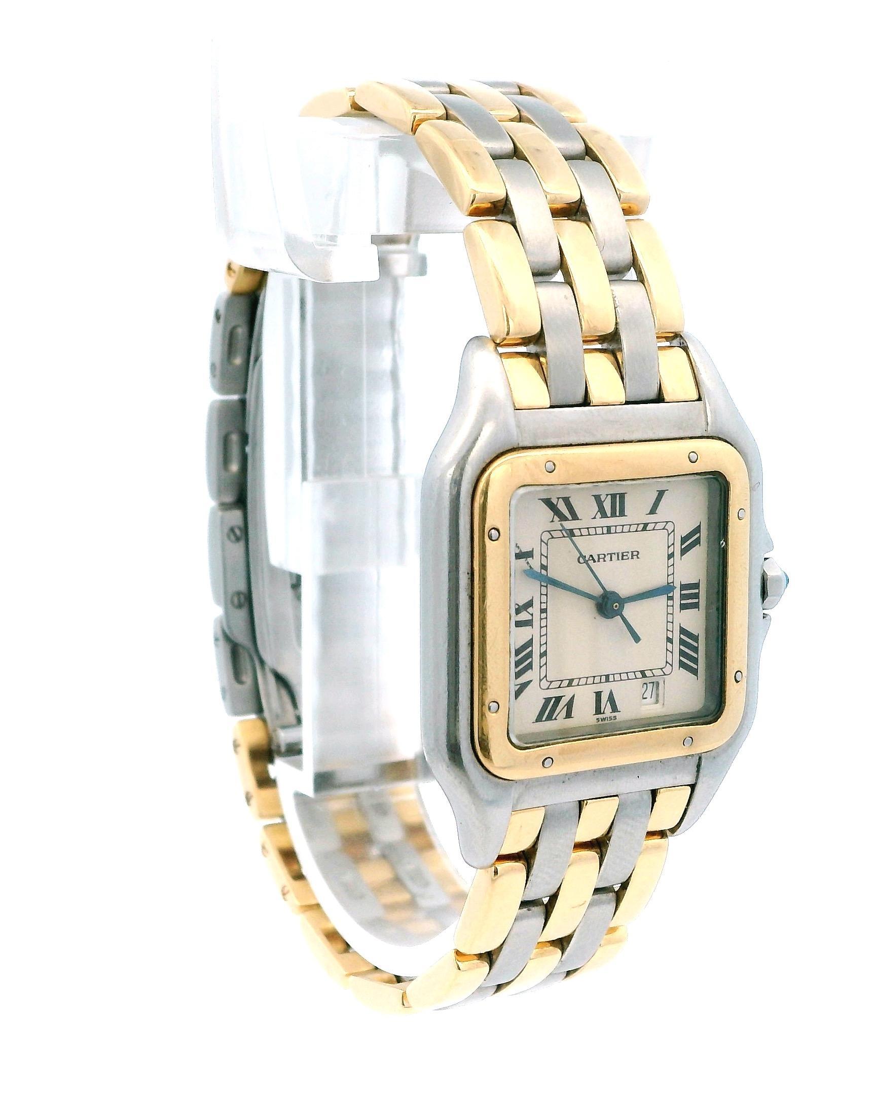 Reloj Cartier Panthère mediano para señora en Excelente estado para la venta en Great Neck Plaza, NY
