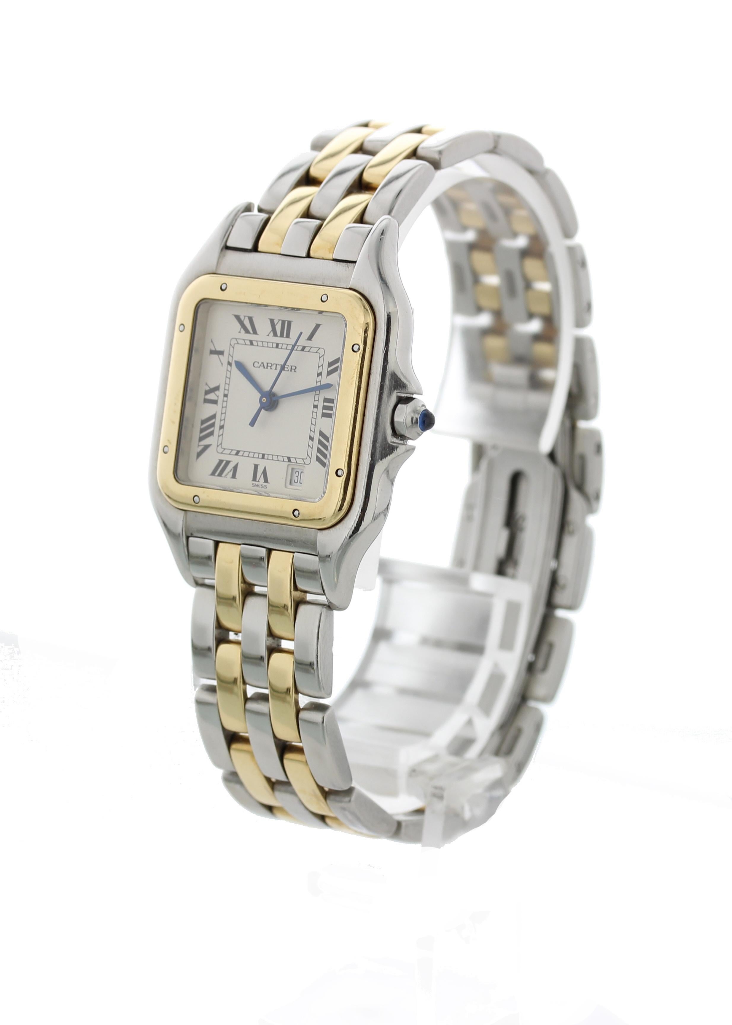 Cartier Panthere Midsize Two Row Ladies Watch
