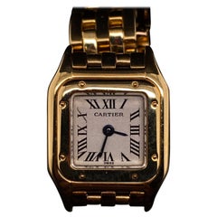 Cartier Panthère Mini 18 Karat Yellow Gold Quartz Ladies Wristwatch