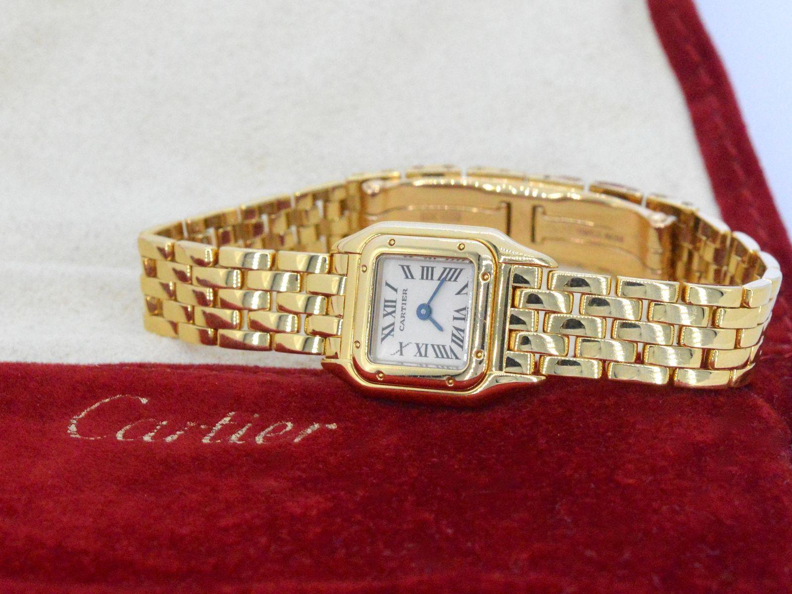 Cartier, Panthere Mini, Golden Watch 2