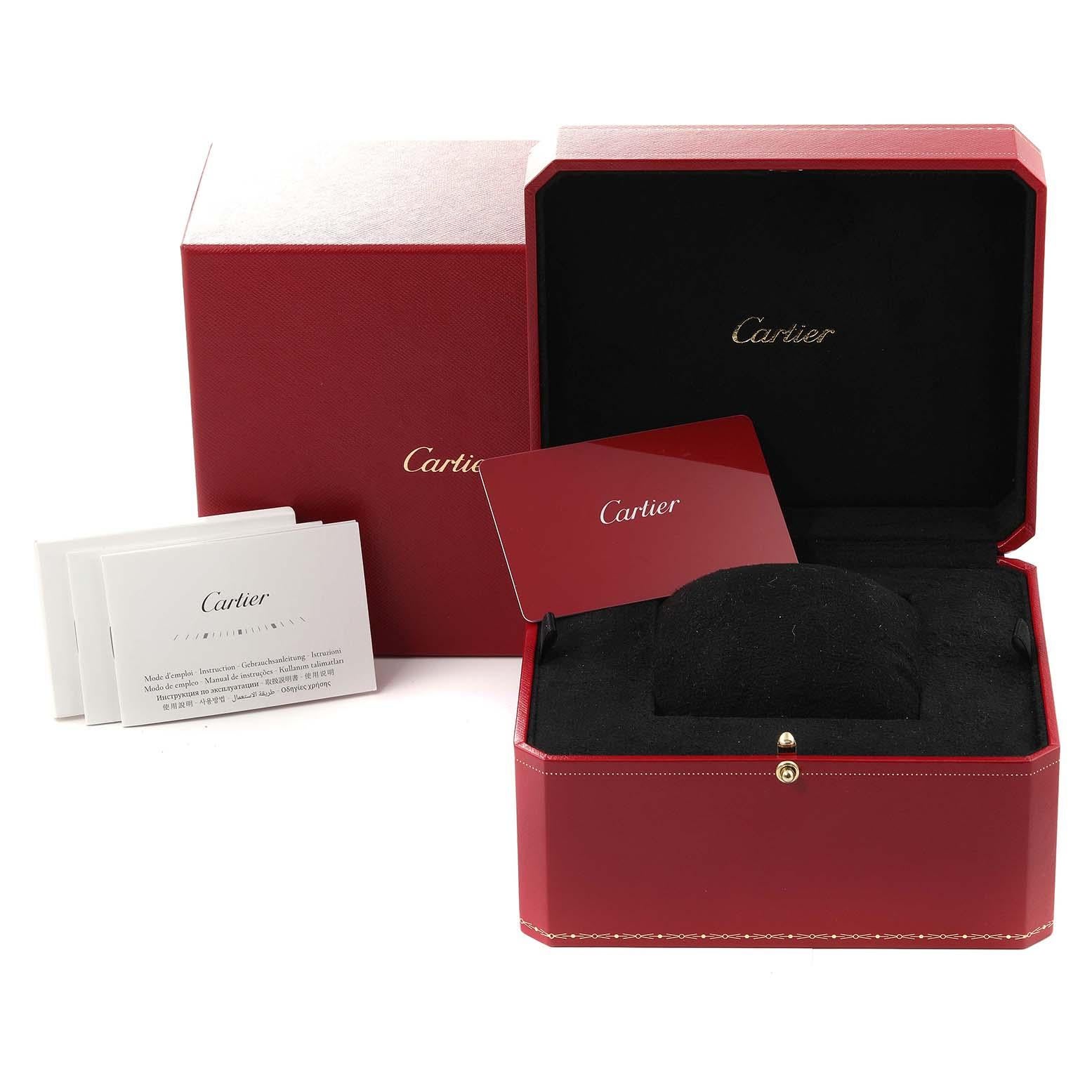 Cartier Panthere Mini-Damenuhr aus Edelstahl WSPN0019 mit Karton im Angebot 7