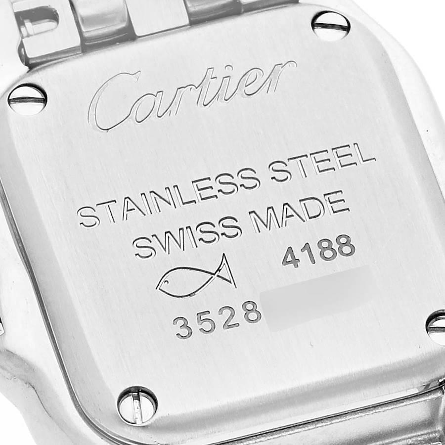 Cartier Panthere Mini Stainless Steel Ladies Watch WSPN0019 Box Card In Excellent Condition In Atlanta, GA