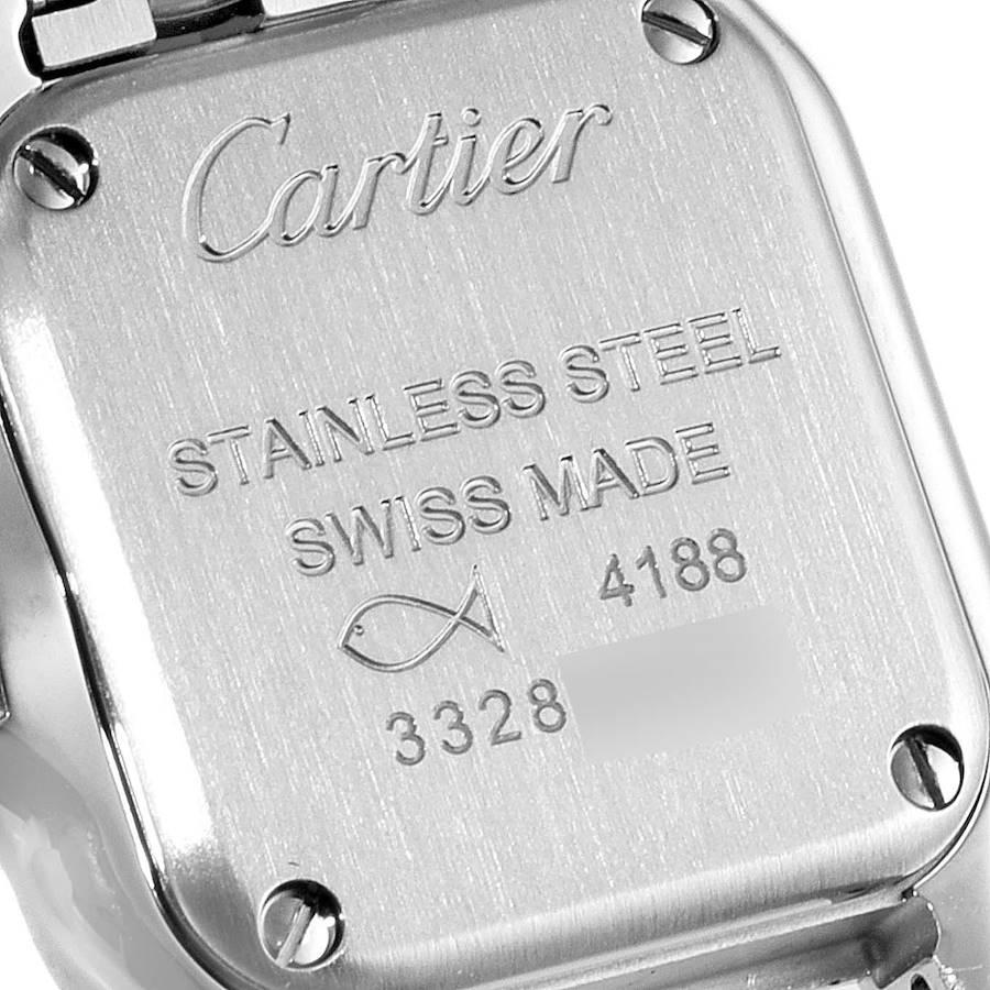 Cartier Panthere Mini Stainless Steel Ladies Watch WSPN0019 Box Papers In Excellent Condition For Sale In Atlanta, GA