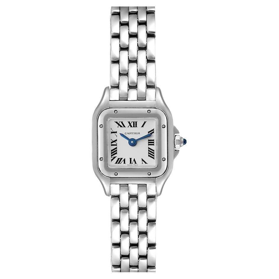 Cartier Panthere Mini Stainless Steel Ladies Watch WSPN0019 Box Papers For Sale