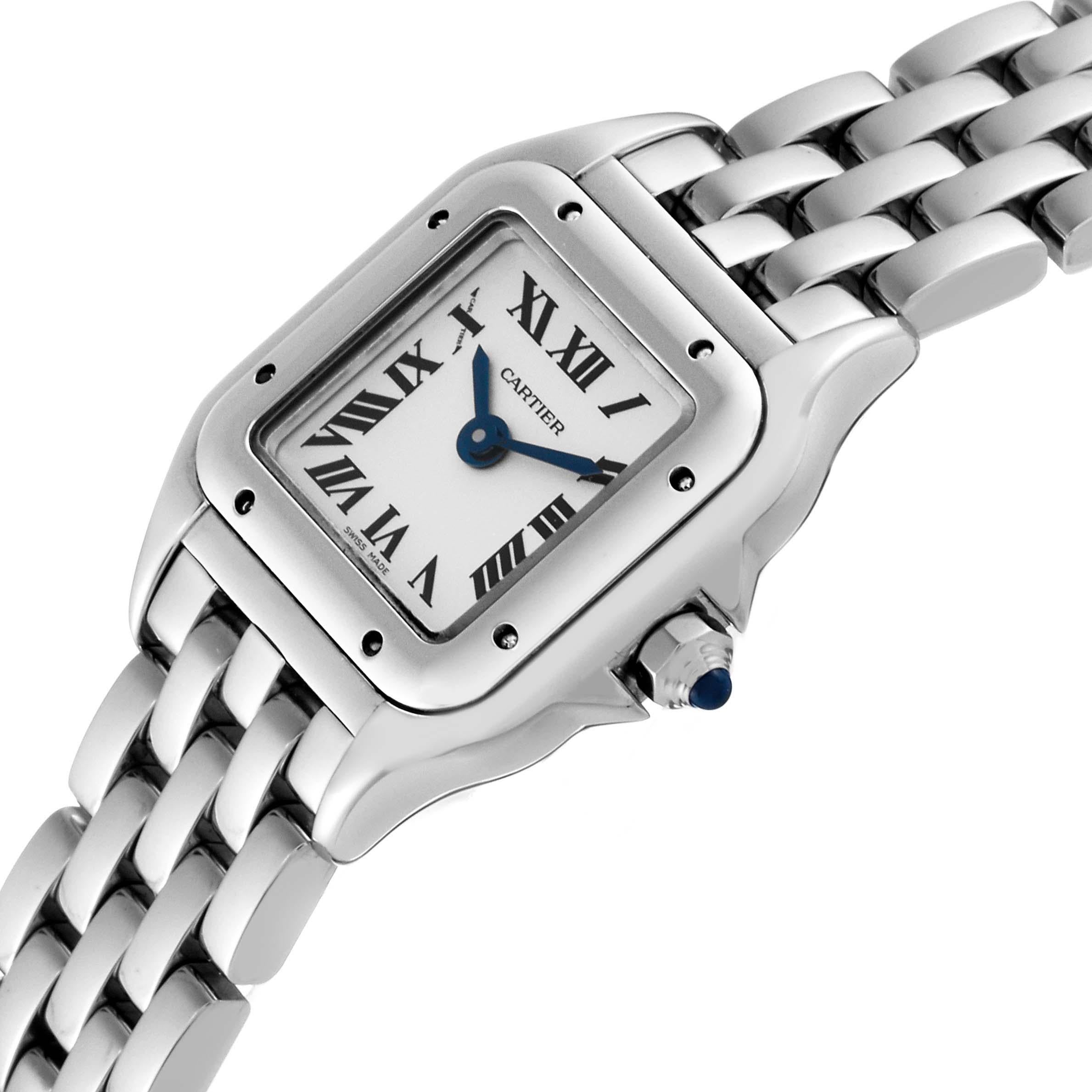 Cartier Panthere Mini Stainless Steel Ladies Watch WSPN0019 Unworn For Sale 1