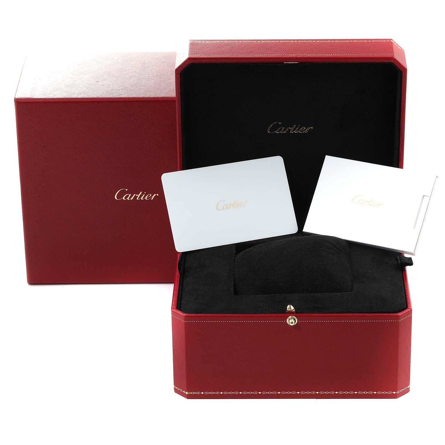 Cartier Montre Panthère Mini en acier inoxydable pour femme WSPN0019 non portée en vente 2