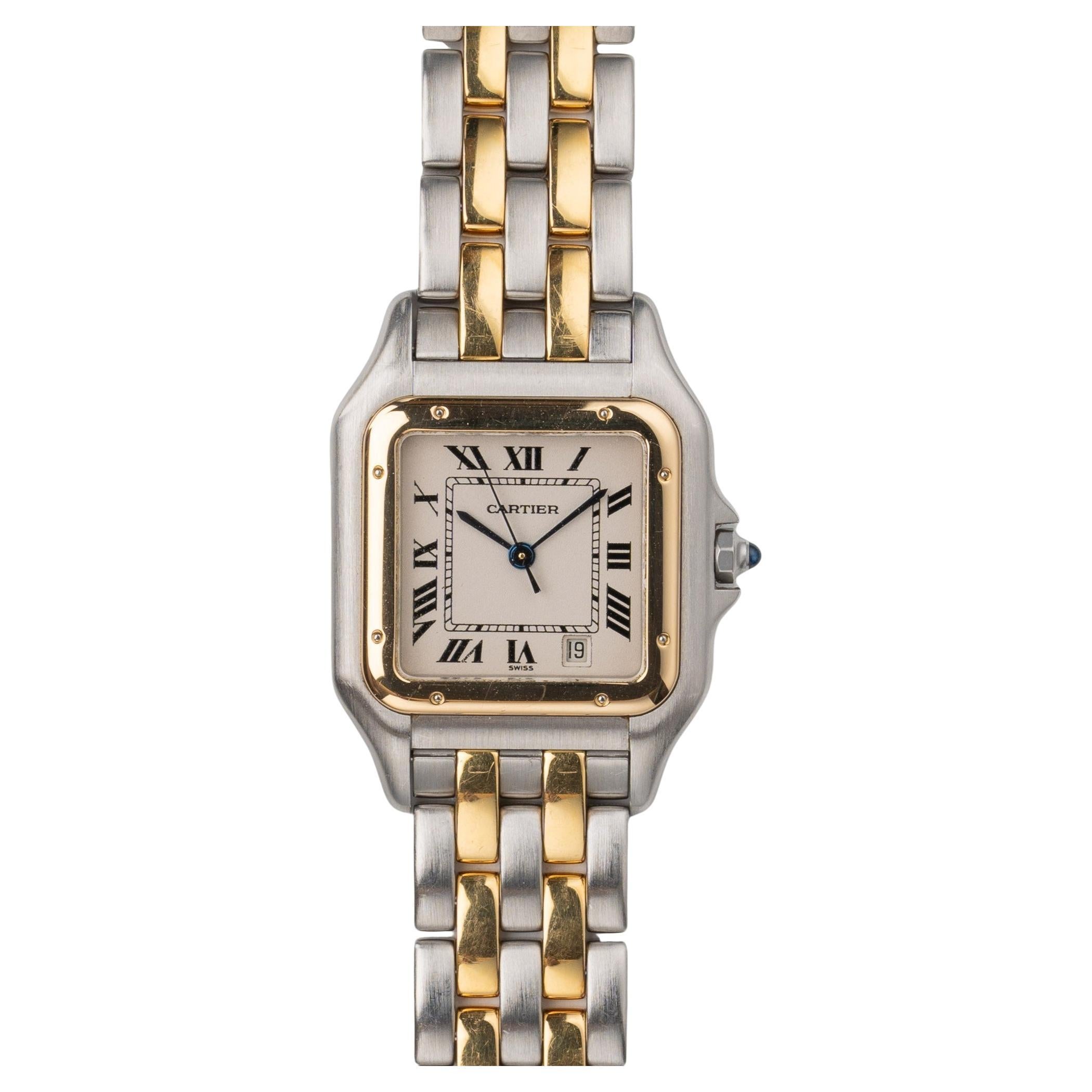 Cartier Panthère MM 1100 YG/SS 2 Row anni 2000