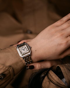 Cartier Panthère MM 183949 YG/SS 2 Row 1990s