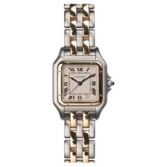 Cartier Panthère MM 183949 YG/SS 2 Row 1990s