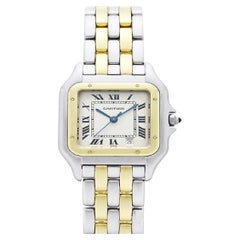 Cartier Panthère MM W25028B6 - Ikonische Herrenuhr aus Gold und Edelstahl