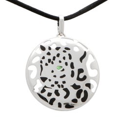 Cartier Panthere Openwork White Gold Pendant Necklace