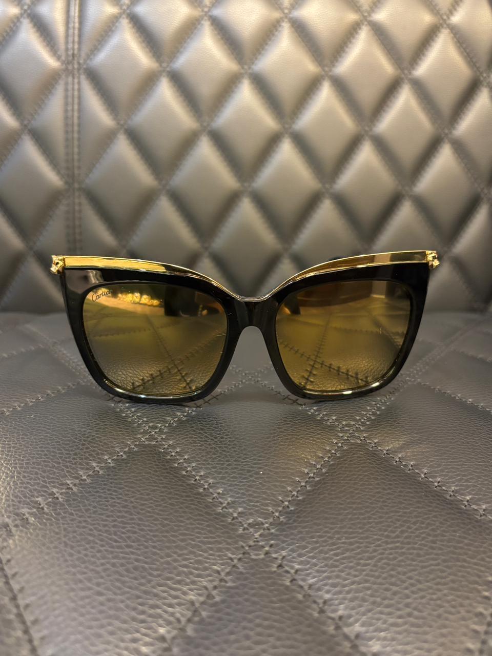 Cartier Panthere Oversized Sunglasses in vendita 2