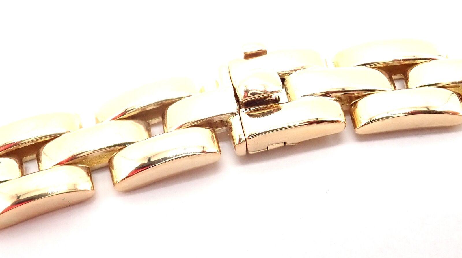 Brilliant Cut Cartier Panthere Panther Maillon Diamond Yellow Gold Necklace