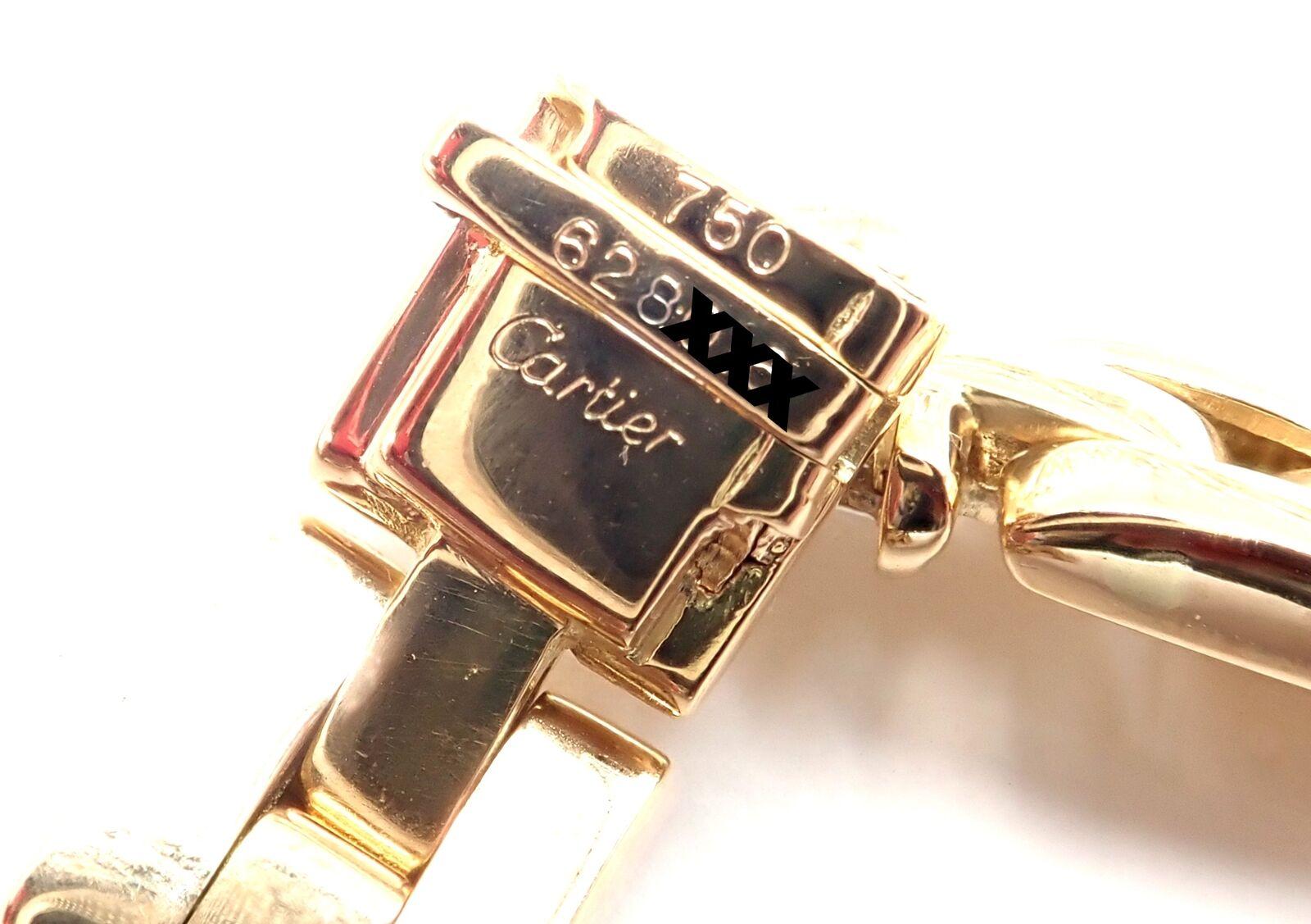Cartier Panthere Panther Maillon Diamond Yellow Gold Necklace 3