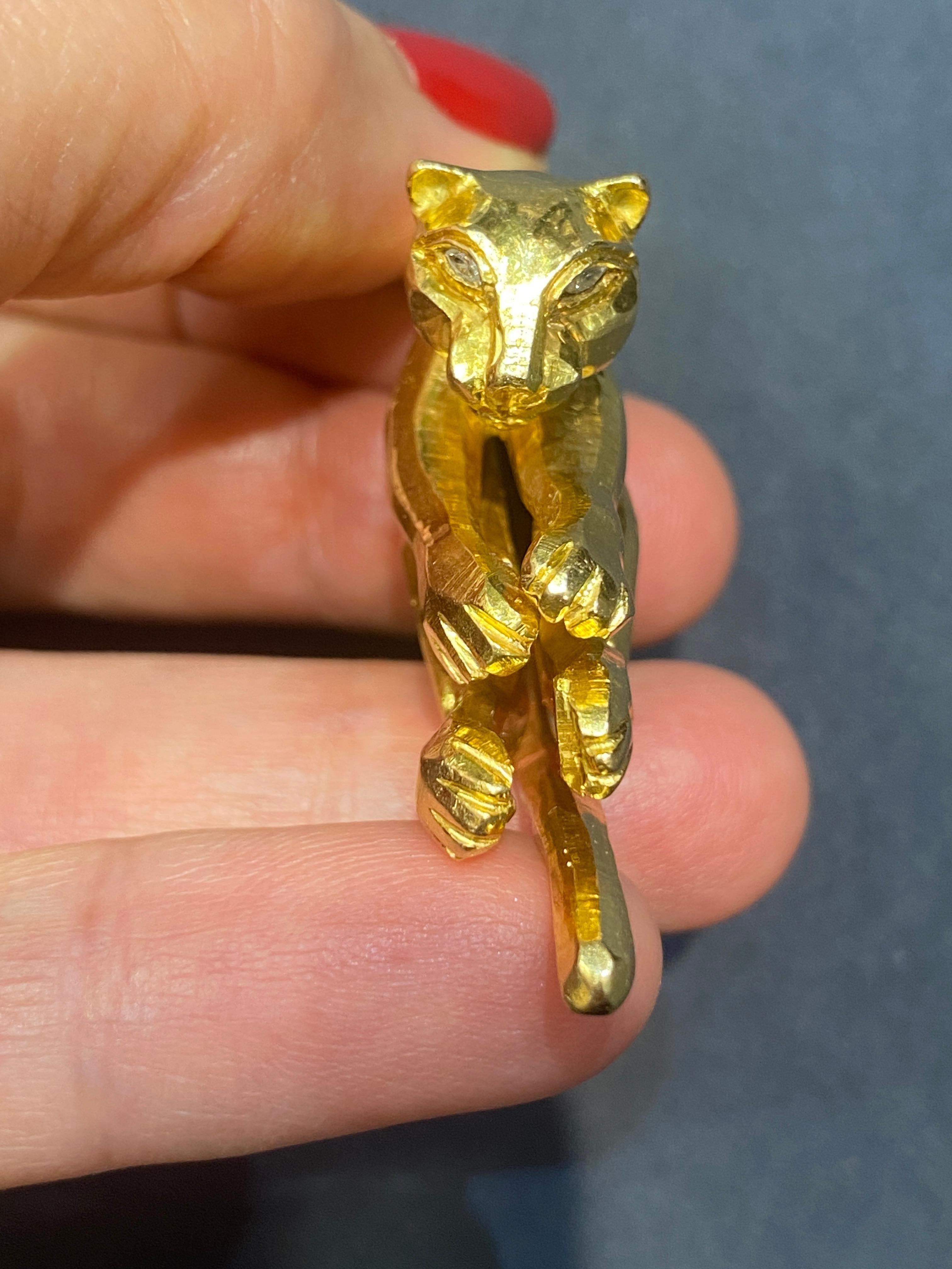 Contemporary Cartier panthere pendant