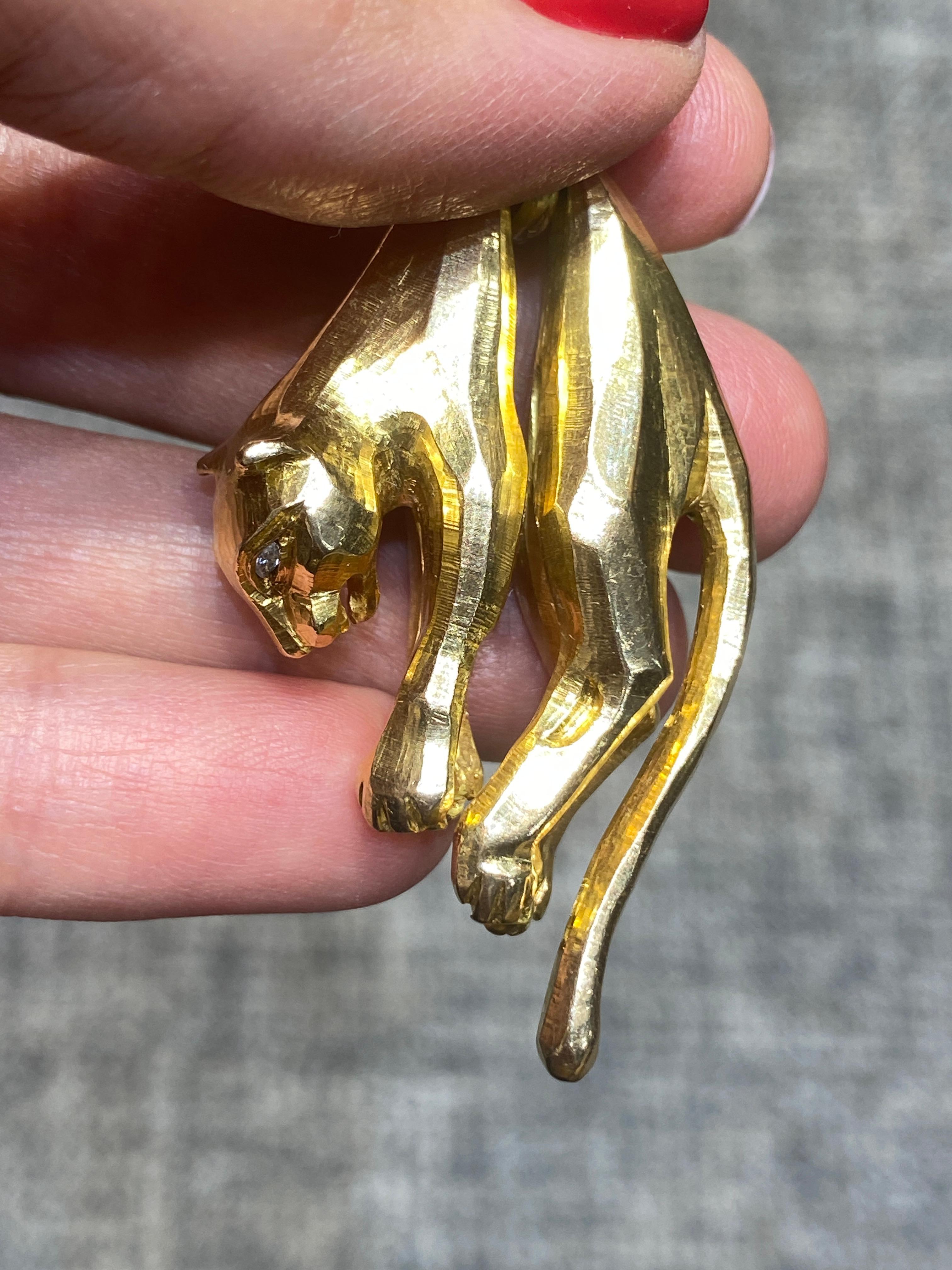 Cartier panthere pendant In Good Condition In London, GB