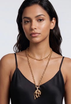 Cartier Panthère Pendant Necklace, 1981 — 148g & Diamond-Set, box and papers
