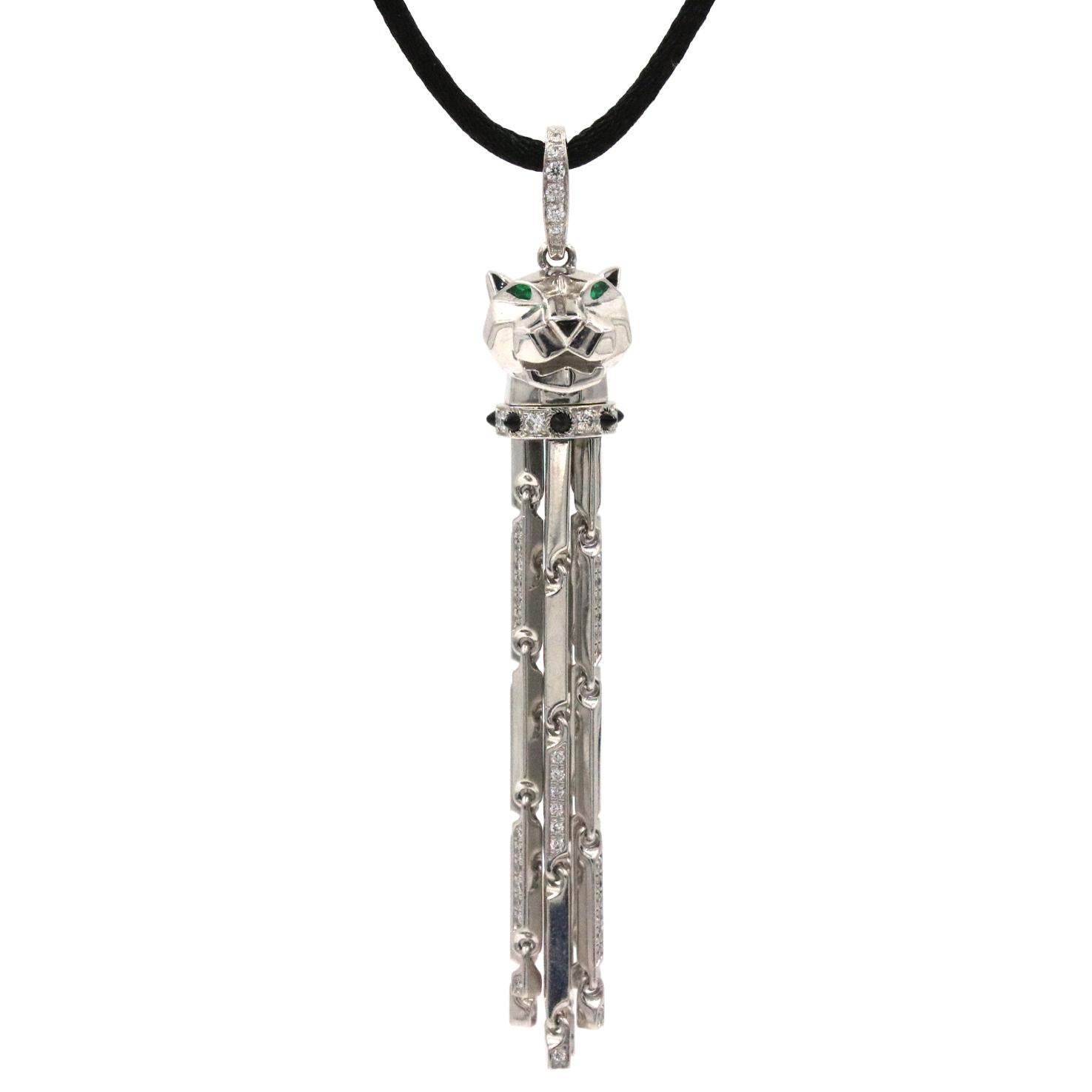 cartier panthere tassel necklace