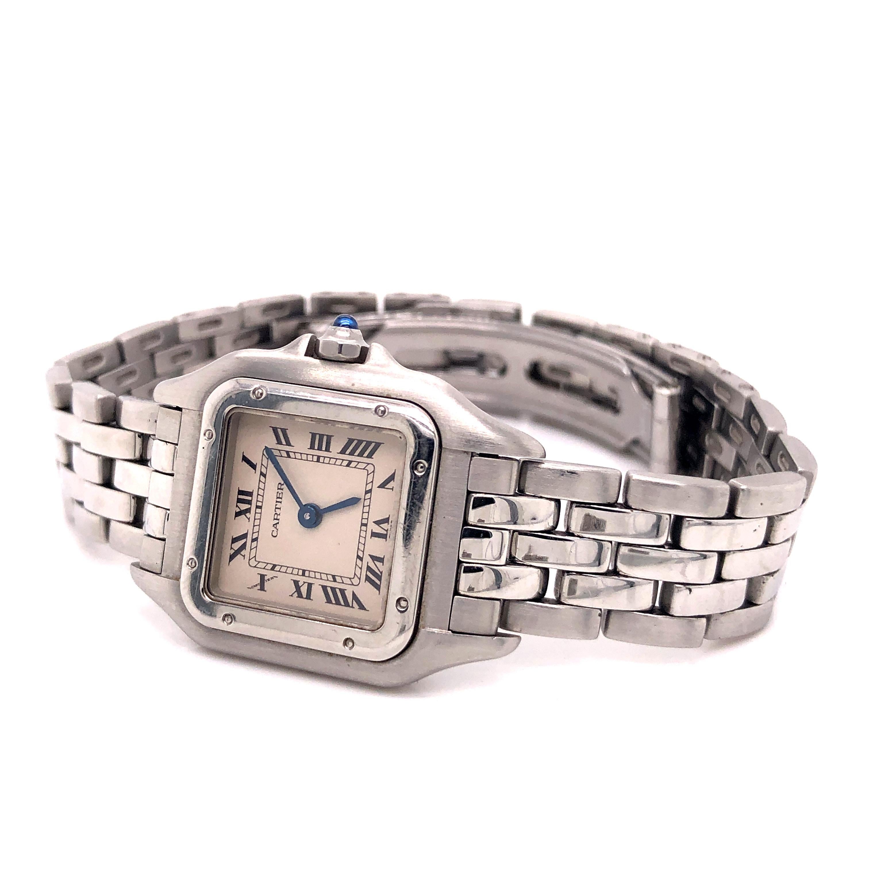 Modern Cartier Panthere Quartz Ladies Watch 1320