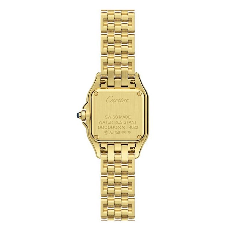 Cartier Panthère Quartz Movement Small Model Yellow Gold Watch WGPN0008 ...