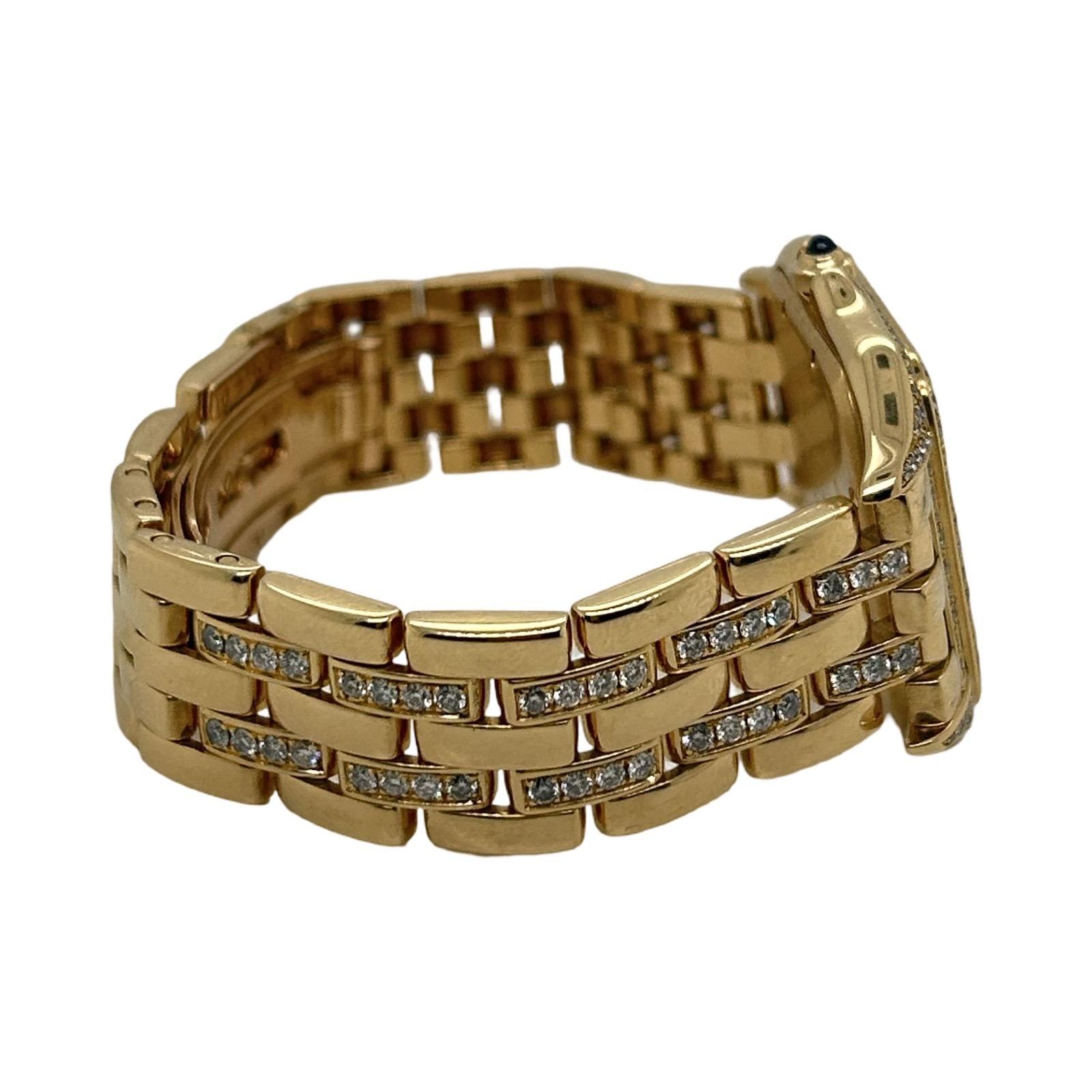 Cartier Panthere Ref. 106000M in 18k Yellow Gold With Diamonds In condizioni ottime in vendita a Miami, FL