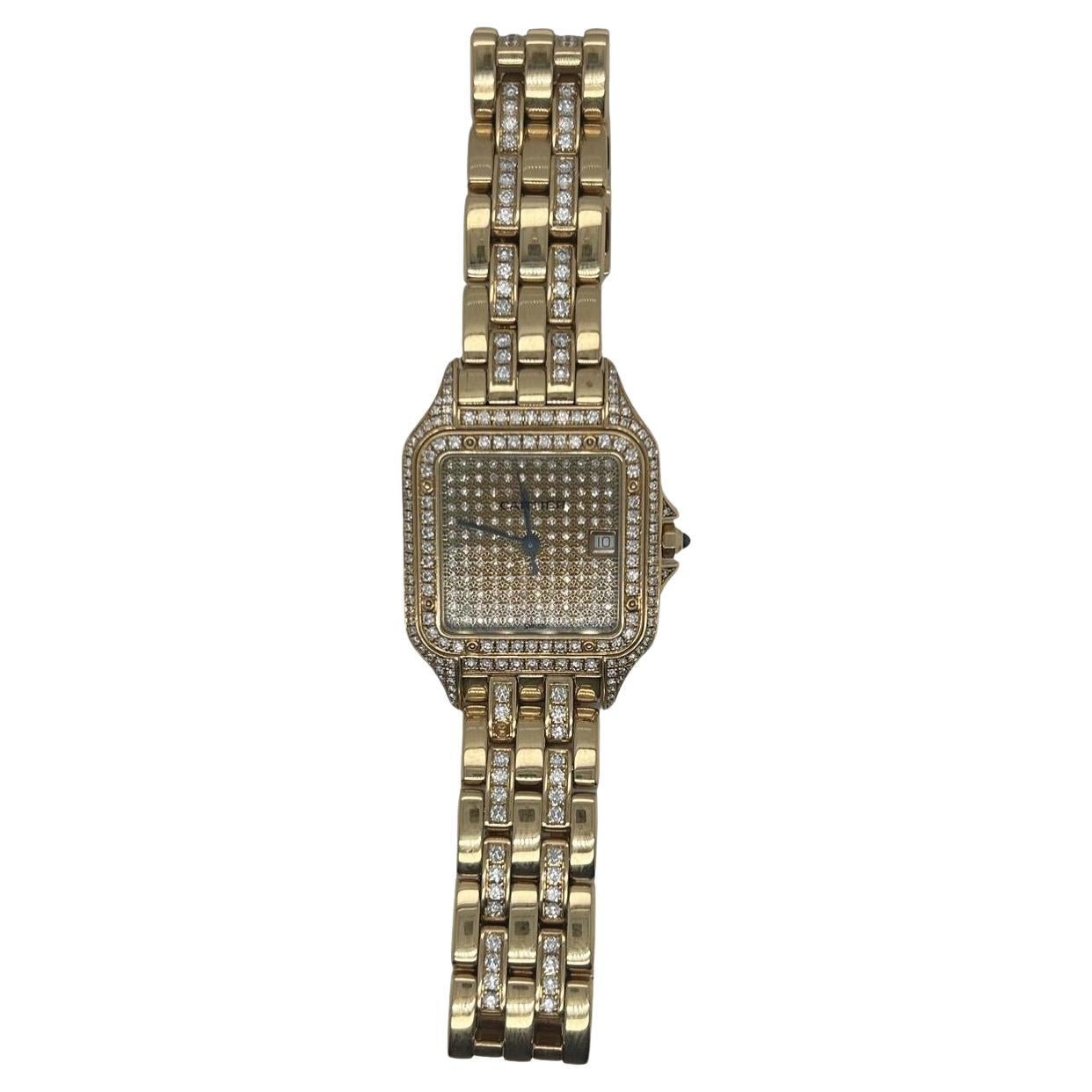 Cartier Panthere Ref. 106000M in 18k Yellow Gold With Diamonds