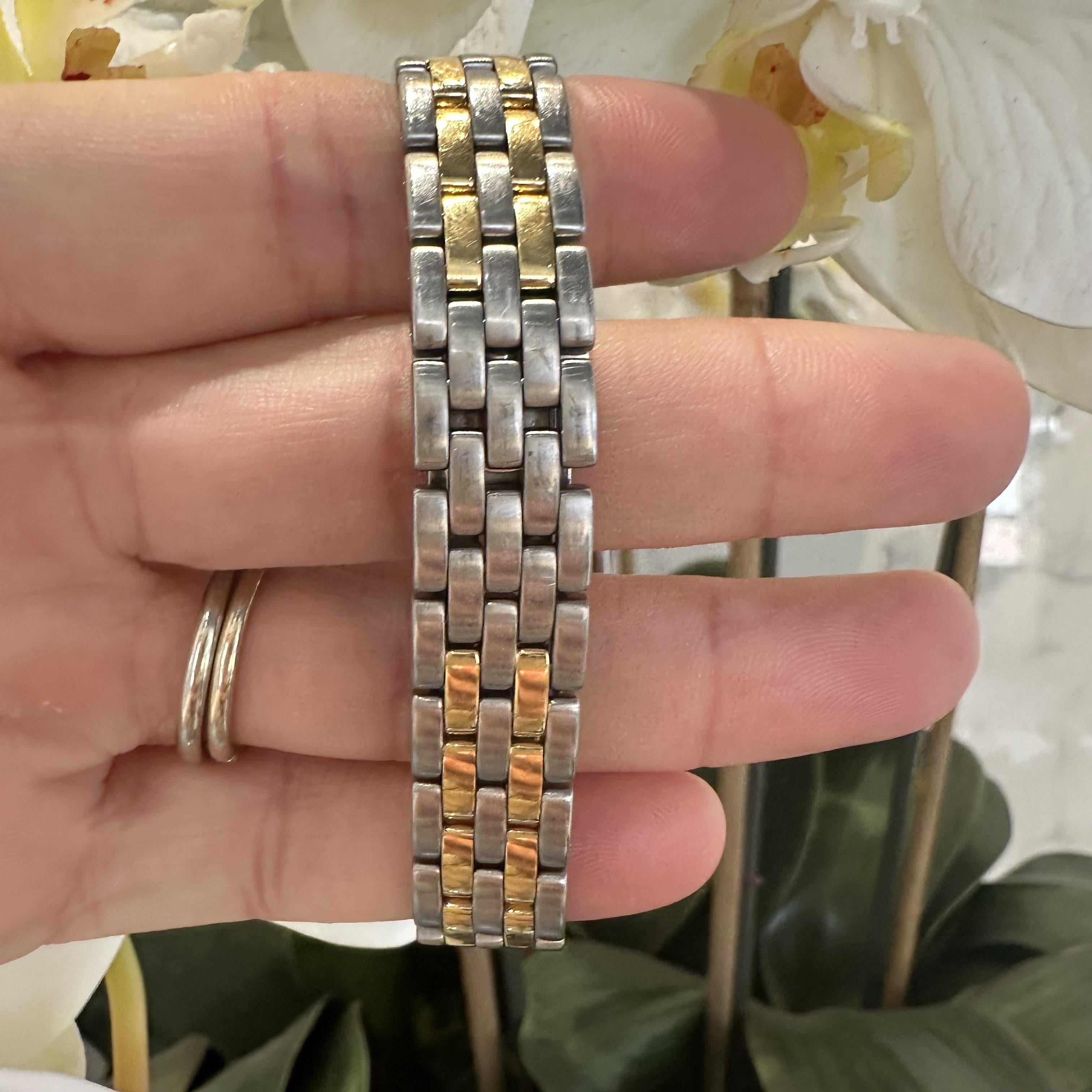  Cartier Panthère Réf. 1120 Montre en or bicolore 18 carats/SS, 22 mm Unisexe 