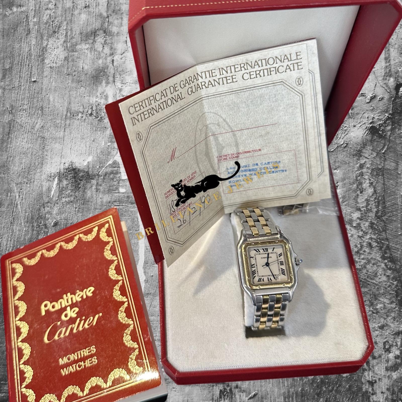 cartier panthere two tone