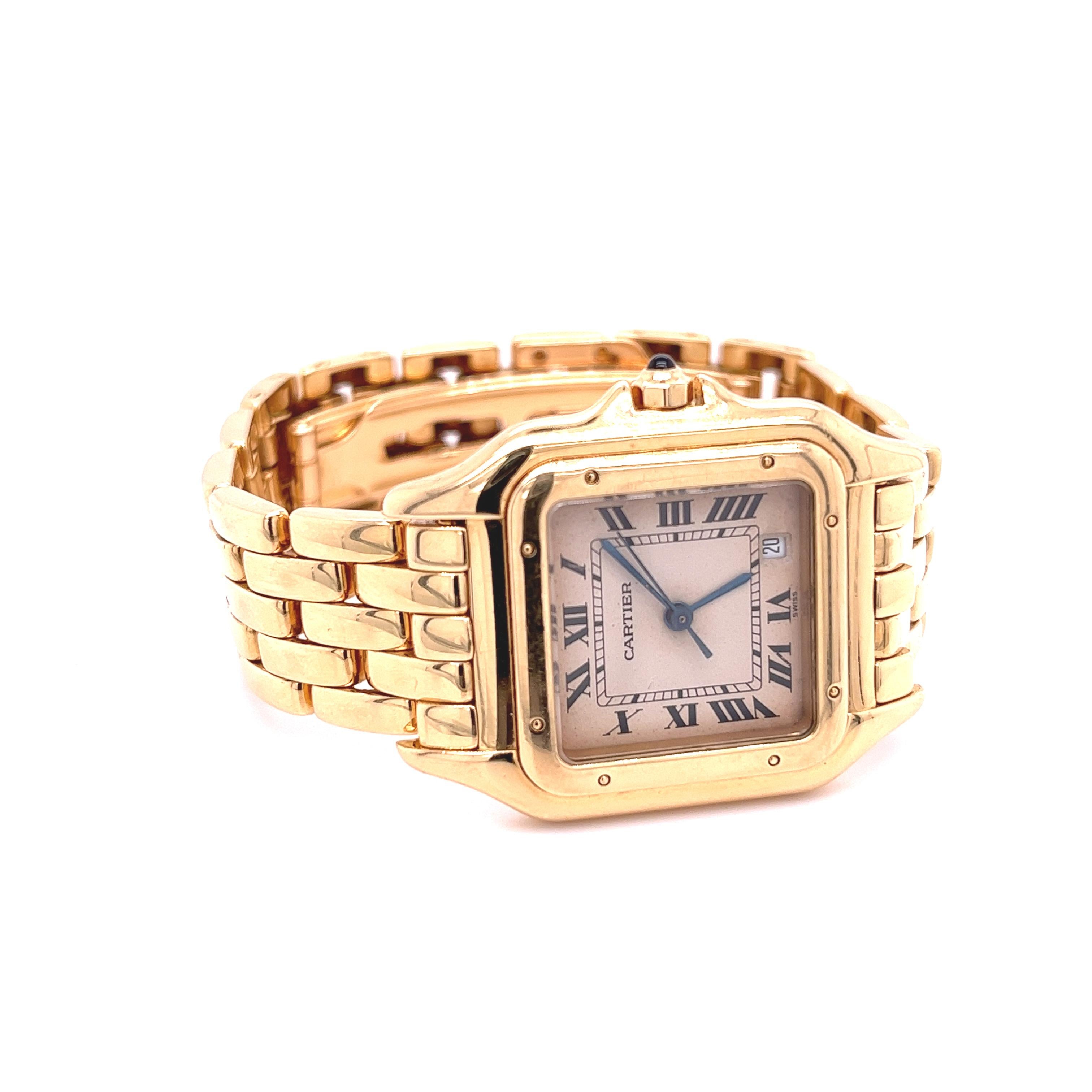 Cartier Panthere Ref. 8839 Jumbo in 18k Gold Ladies In Good Condition In Miami, FL